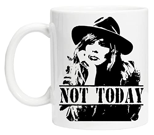 Not Today Beth Dutton Wiederverwendbare Tasse aus weißem Glas für Tee und Kaffee Coffe Cup von BIOCLOD