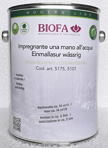 BIOFA 51-76 grau - 1 Liter - natürliche Imprägnierung einer Hand von BIOFA