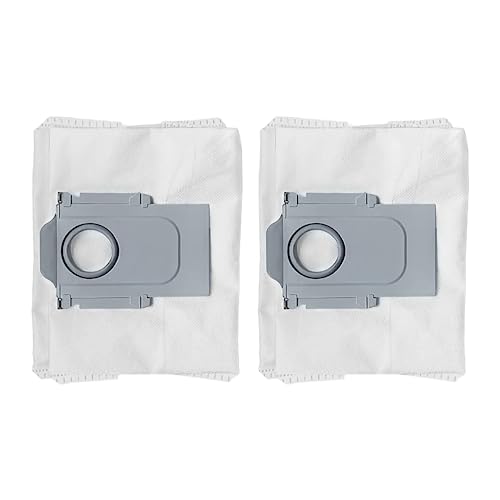 BIOHY Staubbeutel kompatibel mit Roborock S7 & S8 Serie (2er-Set) | Zubehör für S7 Max Ultra/S8 Pro Ultra/S8+/Q7 MAX/S7 MaxV Ultra/S7 Pro Ultra Absaugstaion | Ersatzbeutel für Wischroboter von BIOHY