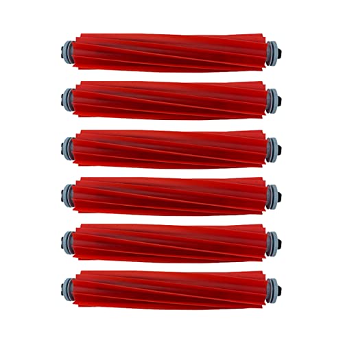 BiOHY Wischroboter Hauptbürste (6er-Set) | Zubehör für Roborock S7, S7+, S7 MaxV, S7 MaxV Plus, S7 MaxV Ultra & S7 Pro Ultra | Bürste für Fliesen, Parkett, Laminat & PVC | Ersatzteile von BIOHY