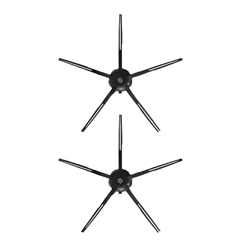BiOHY Seitenbürste kompatibel mit Roborock S7 Serie in schwarz (2er-Set) | Wischroboter Zubehör | Bürste für Fliesen, Parkett & PVC | S7, S7+, S7 MaxV, S7 MaxV Plus, S7 MaxV Ultra | Ersatzteile von BIOHY