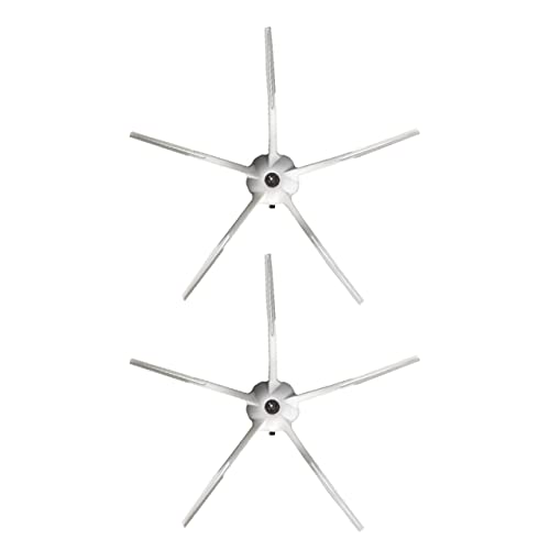 BiOHY Seitenbürste kompatibel mit Roborock S7 Serie in weiß (2er-Set) | Wischroboter Zubehör | Bürste für Fliesen, Parkett & PVC | S7, S7+, S7 MaxV, S7 MaxV Plus, S7 MaxV Ultra | Ersatzteile von BIOHY