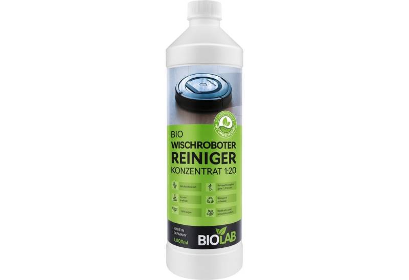 BIOLAB Bio Wischroboter Reinigungsmittel Fussbodenreiniger (Konzentrat 1:20, [1-St. 1000 ml Reiniger für Wischroboter) von BIOLAB