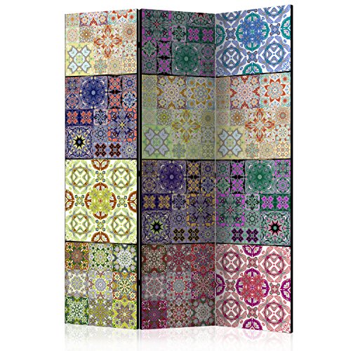 murando Raumteiler Mandala Ornament Oriental Foto Paravent 135x172 cm beidseitig auf Vlies-Leinwand Bedruckt Trennwand Spanische Wand Sichtschutz Raumtrenner blau violett Rose f-C-0013-z-b murando Raumteiler Mandala Ornament Oriental Foto Paravent 135x172 cm beidseitig auf Vlies-Leinwand Bedruckt Trennwand Spanische Wand Sichtschutz Raumtrenner blau violett Rose f-C-0013-z-b von BIOMBO B&D XXL