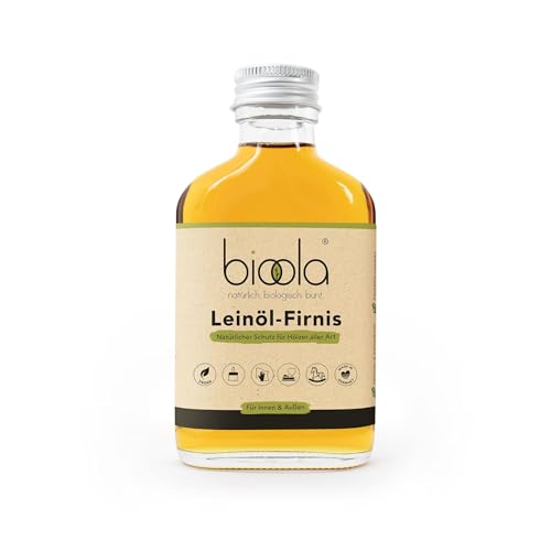 bioola® nature Leinöl-Firnis, Gebindegröße:100 ml von BIOOLA