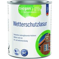 Biopin Wetterschutzlasur 750 ml kastanie Holzlasur Biopin Wetterschutzlasur 750 ml kastanie Holzlasur von BIOPIN NATURE