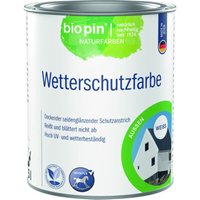 Biopin Wetterschutzfarbe 750 ml weiß Biopin Wetterschutzfarbe 750 ml weiß von BIOPIN