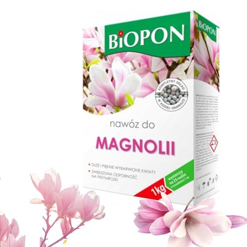 Biopon für Magnolie 1kg NPK Blühende Bäume Pflanzendünger Blumen Magnolien von Biopon