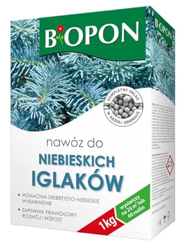 Dünger für Blaue Koniferen Tannen Thuja Fichten Scheinzypresse Spezialdünger 1kg von Biopon