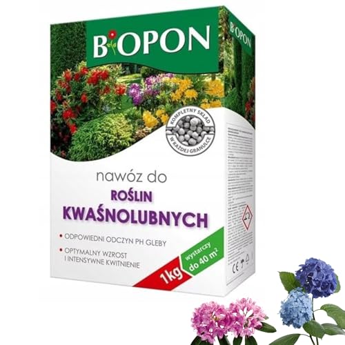 Dünger für Heidelbeeren Hortensie NPK Heidekraut Rhododendren Acidophil 1kg Dünger für Heidelbeeren Hortensie NPK Heidekraut Rhododendren Acidophil 1kg von Biopon