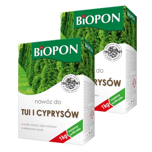 Dünger für Thuja und Zypressen 2kg NPK Koniferendünger Nadelbaumdünger Dünger für Thuja und Zypressen 2kg NPK Koniferendünger Nadelbaumdünger von Biopon
