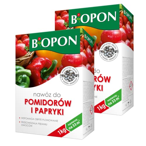 Dünger für Tomaten und Paprika 2kg NPK Mineraldünger Pflanzendünger Gemüse von BIOPON