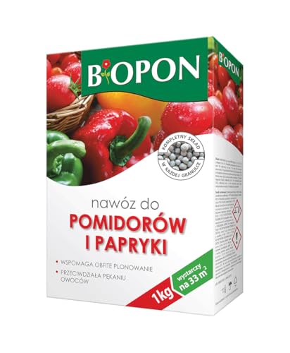 Biopon Mehrnährstoffdünger für Tomaten & Paprika (1 kg Granulat) – Für kräftige, aromatische Ernten Biopon Mehrnährstoffdünger für Tomaten & Paprika (1 kg Granulat) – Für kräftige, aromatische Ernten von Biopon