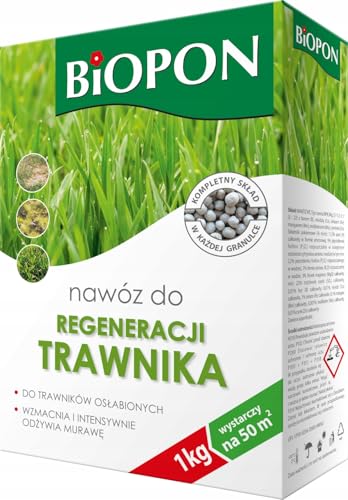 Rasendünger Regeneration 2kg Für 100m2 Regenerierung des Rasens NPK Rasendünger Regeneration 2kg Für 100m2 Regenerierung des Rasens NPK von Biopon
