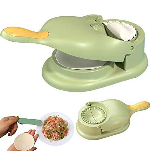 2-in-1-Knölformdru, 2 In 1 Dumpling Maker, Manl Dumpling Wrapper Mg Mold, DIY Knölmher Knölmaschine for Haust Küche von BIOSA