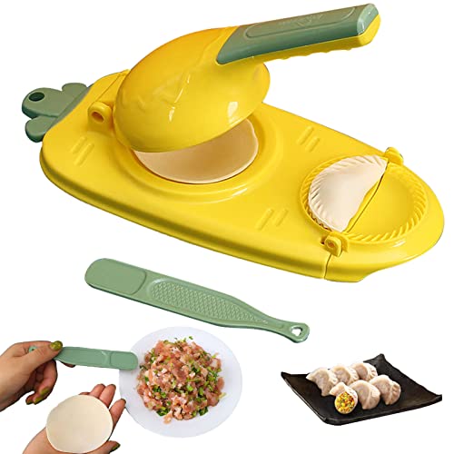 2in1 Knödel Knödelmacher, DIY-Knödelmacher, Verbessere den Dumpling Wrapper Maker, Multifunktions-Pressform-Set, Einfaches Werkzeug zur Herstellung von Knödel-Küchenzubehör von BIOSA