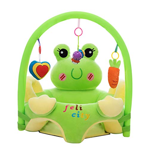 BIOSA Cartoon Baby Plüsch Stuhl Sofa Stützsitzbezug Infant Learning Sitz Stuhl Baby Spielzeug Support Sitz Training Stützfütterung, Plüschstuhl ohne Füllstoff von BIOSA