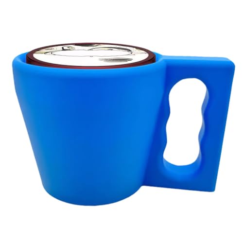 BIOSA Eiscreme Pint Halter, 3D Gedruckter Isolierbecher for Eiscreme, Wiederverwendbarer Eisbecherhalter mit Löffelschlitz, Eisbecherhüllen for Joghurt Eiscreme Desserts von BIOSA