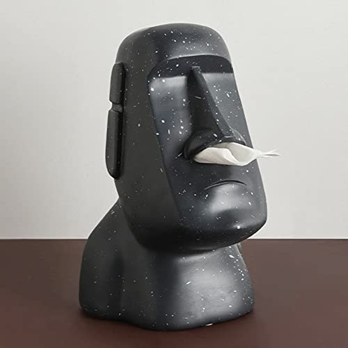 BA Moai Taschenx, Osterinsel Taschenhspenr, Moai Kosmetiktücox for Küche Bazimmer Schlafzimmer - 25x16.5x18cm von BIOSA