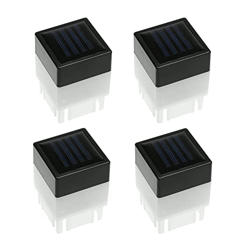 Wasserdichte Solar Säulenleuchte Pfostenkappen Hell Home Solar Zpfosten Landschaft L for Led-z,hölzerne Pfosten, Innenhöfe, Pavillons, Patio, Z Beleuchtung, 5 X 5cm von BIOSA