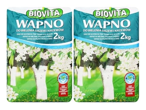 Weißanstrich Obstbäume Baumanstrich Baum Pflege Frostschutz Gartenkalk 2kg x2 Weißanstrich Obstbäume Baumanstrich Baum Pflege Frostschutz Gartenkalk 2kg x2 von BIOVITA