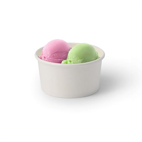 BIOZOYG 1000x Eisbecher Pappe 150 ml weiß - Einwegbecher plastikfrei und biologisch abbaubar - Dessertschale To-go-Becher BIOZOYG 1000x Eisbecher Pappe 150 ml weiß - Einwegbecher plastikfrei und biologisch abbaubar - Dessertschale To-go-Becher von BIOZOYG