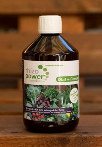 rhizo power® Obst & Gemüse - 500 ml speziell zur Stärkung von Obst und Gemüse auf Basis verschiedener Mikroorganismen von BIPLANTOL