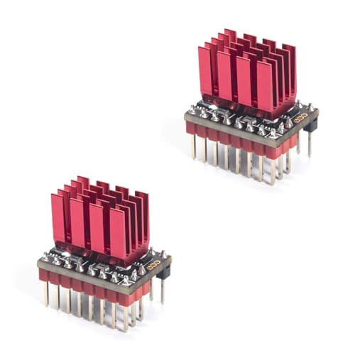 BIGTREETECH 2Pcs TMC5160T Pro V1.0 SPI Schrittmotor Treiber Stummschaltung Treiber mit Kühlkörper Ultral Silent für Octopus Pro SKR V1.4 Turbo SKR 3 Mini E3 Ender 3 3D Drucker Control Board von BIQU