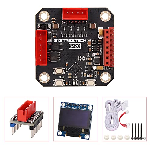 BIGTREETECH S42C V1.1 High Speed Closed Loop Driver Control Board 42 Stepper Motor Prevent Multi-Step and Losing Steps with Low Heat Generation for 3D Printer (S42C V1.1) von BIQU