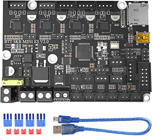 BIGTREETECH SKR Mini E3 V2.0 Steuerplatine 3D-Drucker Upgrade 32Bit Silent Motherboard Integriert mit TMC2209 von BIQU