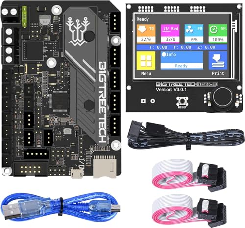 BIGTREETECH SKR Mini E3 V3.0 Control Board +TFT35 E3 V3.0.1 Touch Screen Display 32-Bit Silent Board Integrated with TMC2209 UART Stepper Driver Compatible with Ender 3/5 Ender 3 Pro/V2 3D Printer BIGTREETECH SKR Mini E3 V3.0 Control Board +TFT35 E3 V3.0.1 Touch Screen Display 32-Bit Silent Board Integrated with TMC2209 UART Stepper Driver Compatible with Ender 3/5 Ender 3 Pro/V2 3D Printer von BIQU