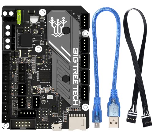 BIGTREETECH SKR Mini E3 V3.0 Control Board with TMC2209 UART Stepper Driver Upgrade 32Bit Silent Board Compatible Ender3 V2, Ender3 Pro, Ender3 V2 3D Printer(with Cable adapts to ender3 v2 screen) von BIQU