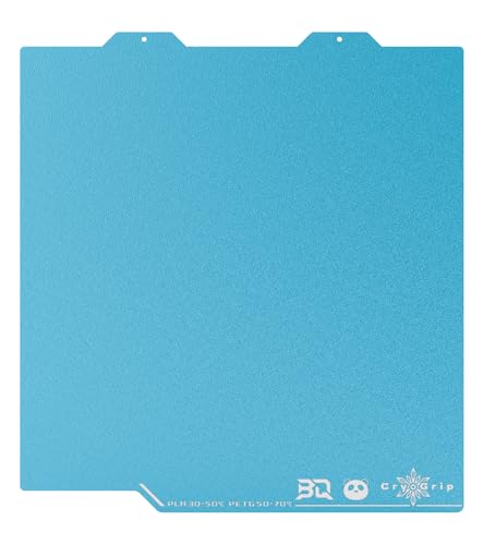 BIQU CryoGrip Pro Frostbite Panda Build Plate für Bambu-Lab A1 Mini Drucker, Raumtemperatur Druck Kaltplatte 184x184mm, Doppelseitiges grobes Texturiertes Federstahlblech von BIQU