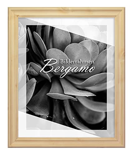 BIRAPA Bergamo Bilderrahmen vintage Holz- Optik - Bilder Rahmen 20x25 cm - Fotorahmen Glas antireflex Plexiglasscheibe - Wanddeko Fotowand Fotogeschenke von BIRAPA