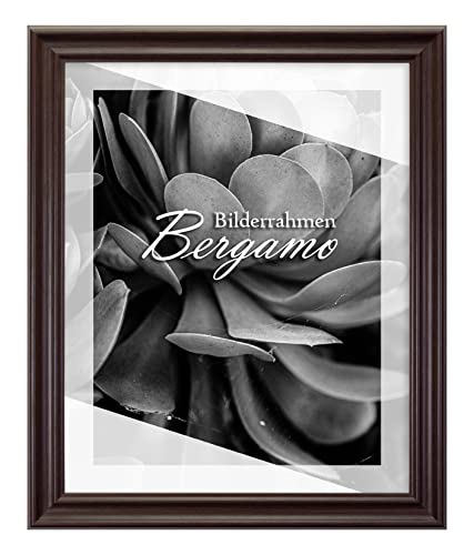 BIRAPA Bergamo Bilderrahmen vintage Holz- Optik - Bilder Rahmen 20x25cm - Fotorahmen Glas antireflex Plexiglasscheibe - Wanddeko Fotowand Fotogeschenke von BIRAPA