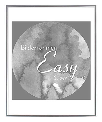 BIRAPA Bilderrahmen Easy 75,5x98,5 cm aus Kunststoff in Silber - Farbe und Größe wählbar von BIRAPA