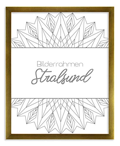 BIRAPA Bilderrahmen Holz Stralsund - Fotorahmen 24x30 cm, Holzrahmen in Landhausstil Deko, Bilderrahmen Glas Antireflex Kunstglasscheibe, Holzbilderrahmen von BIRAPA