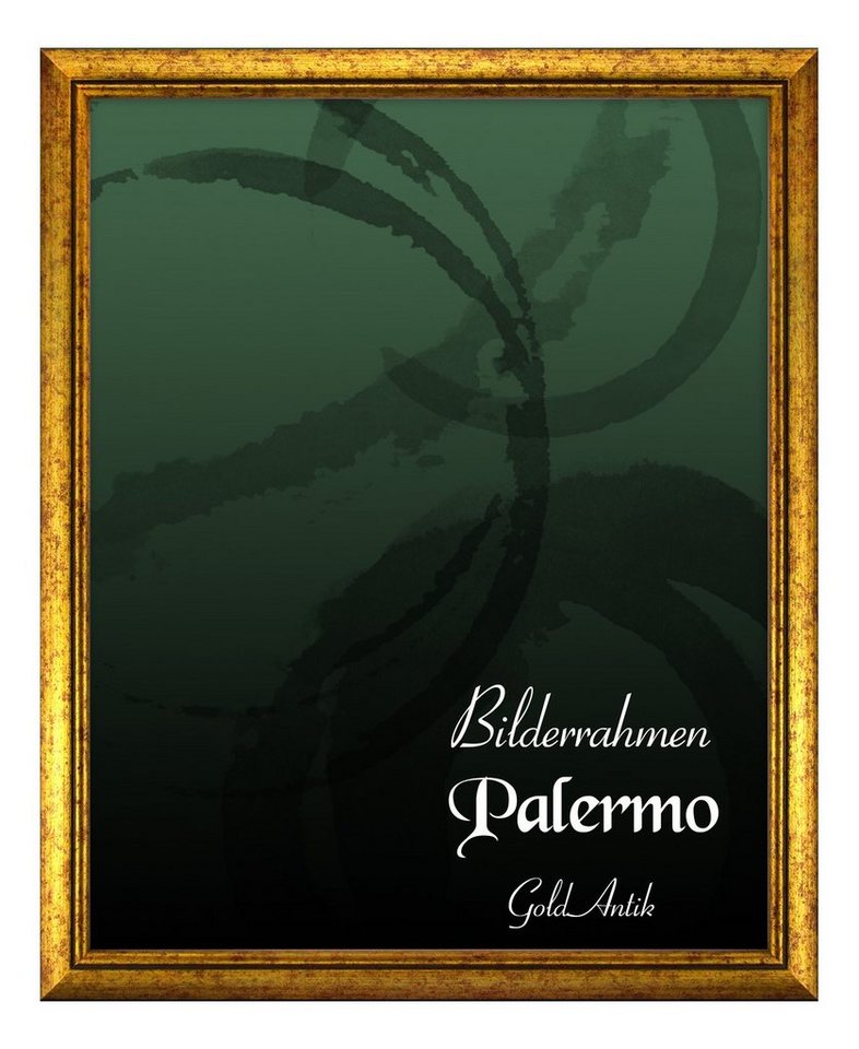 BIRAPA Einzelrahmen Bilderrahmen Palermo, (1 Stück), 20x25 cm, Gold, Holz von BIRAPA