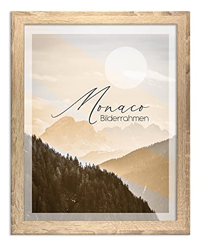 BIRAPA Fotorahmen Monaco 28x40 cm Bilderrahmen Posterrahmen Holzrahmen -Optik von BIRAPA