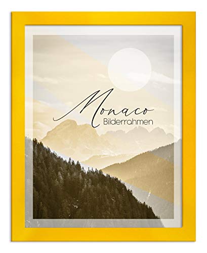 BIRAPA Fotorahmen Monaco 61x91,5 cm Bilderrahmen Gelb Posterrahmen von BIRAPA