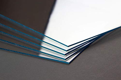 BIRAPA Kunstglas klar Stärke 1,5 mm Zuschnitt 80x100 cm Acrylglas Platte Scheibe transparent, klar, glänzend Größe Stärke wählbar von BIRAPA