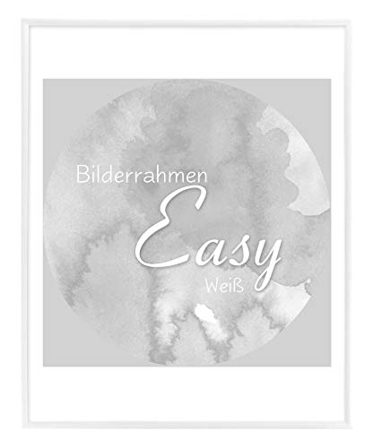 BIRAPA Kunststoff -Bilderrahmen Easy 24x32cm in Weiß mit Kunstglas von BIRAPA