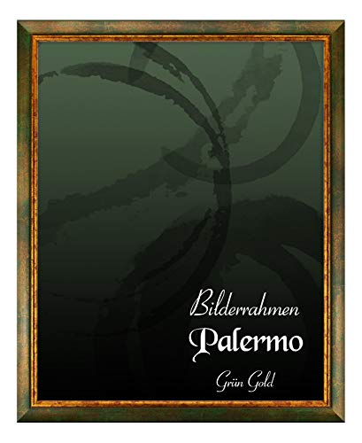 BIRAPA Palermo Bilderrahmen 21x26 cm Grün Gold - Goldener Bilderrahmen, Bilderrahmen Antik, Bilderrahmen Vintage BIRAPA Palermo Bilderrahmen 21x26 cm Grün Gold - Goldener Bilderrahmen, Bilderrahmen Antik, Bilderrahmen Vintage von BIRAPA
