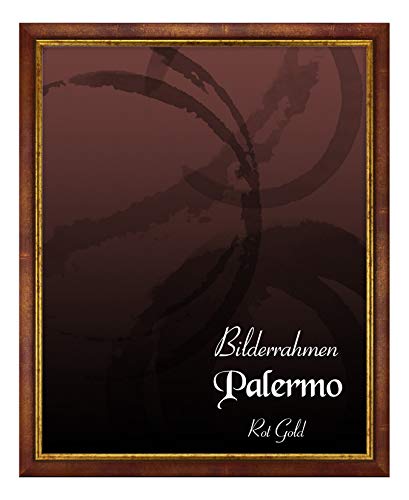 BIRAPA Palermo Bilderrahmen 36x49 cm Rot Gold - Goldener Bilderrahmen, Bilderrahmen Antik, Bilderrahmen Vintage BIRAPA Palermo Bilderrahmen 36x49 cm Rot Gold - Goldener Bilderrahmen, Bilderrahmen Antik, Bilderrahmen Vintage von BIRAPA