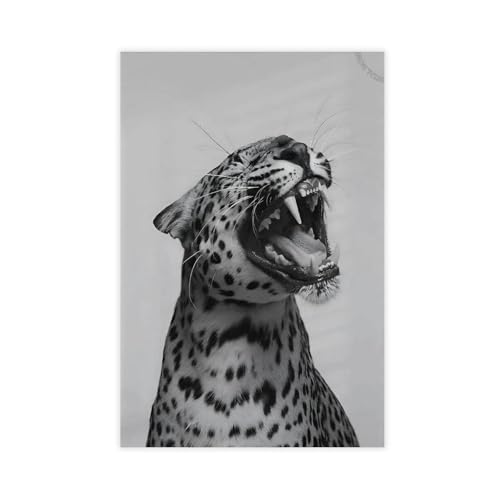 BIRART Stilvoller Leoparden-Wanddruck, Leinwand-Poster, Wandkunst, Dekordruck, Bild, Gemälde, 30 x 45 cm BIRART Stilvoller Leoparden-Wanddruck, Leinwand-Poster, Wandkunst, Dekordruck, Bild, Gemälde, 30 x 45 cm von BIRART