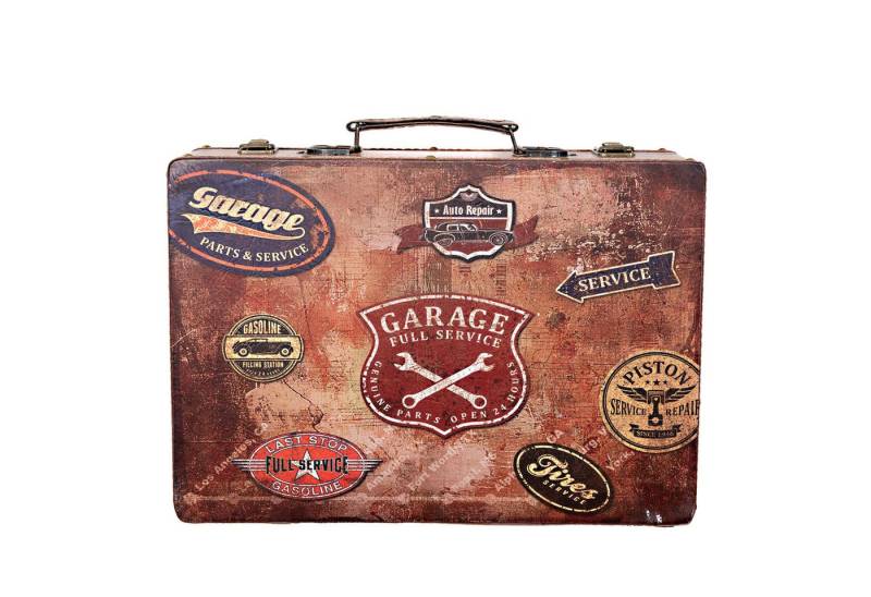 BIRENDY Dekoobjekt Truhe Kiste 1711 Geschenkbox Holztruhe Vintage Look Schatzkiste . von BIRENDY