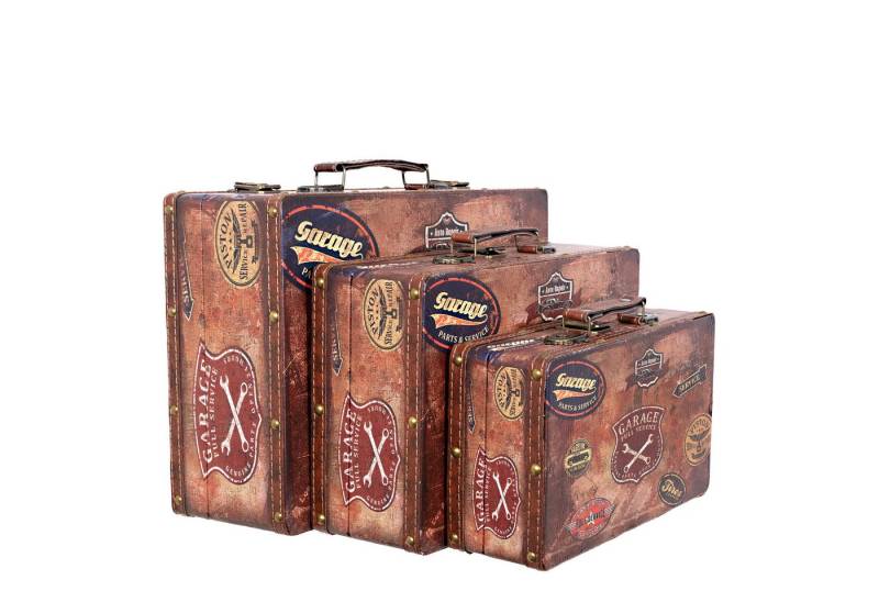 BIRENDY Dekoobjekt Truhe Kiste 1711 Geschenkbox Holztruhe Vintage Look Schatzkiste . von BIRENDY