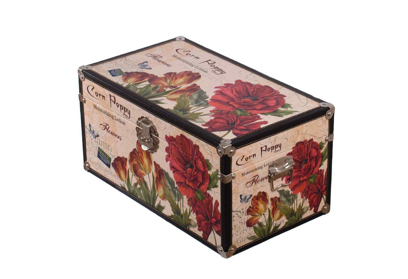 BIRENDY Dekoobjekt Truhe Kiste SJ08066 Holztruhe mit Kunstleder bezogen Schatzkiste BIRENDY Dekoobjekt Truhe Kiste SJ08066 Holztruhe mit Kunstleder bezogen Schatzkiste von BIRENDY