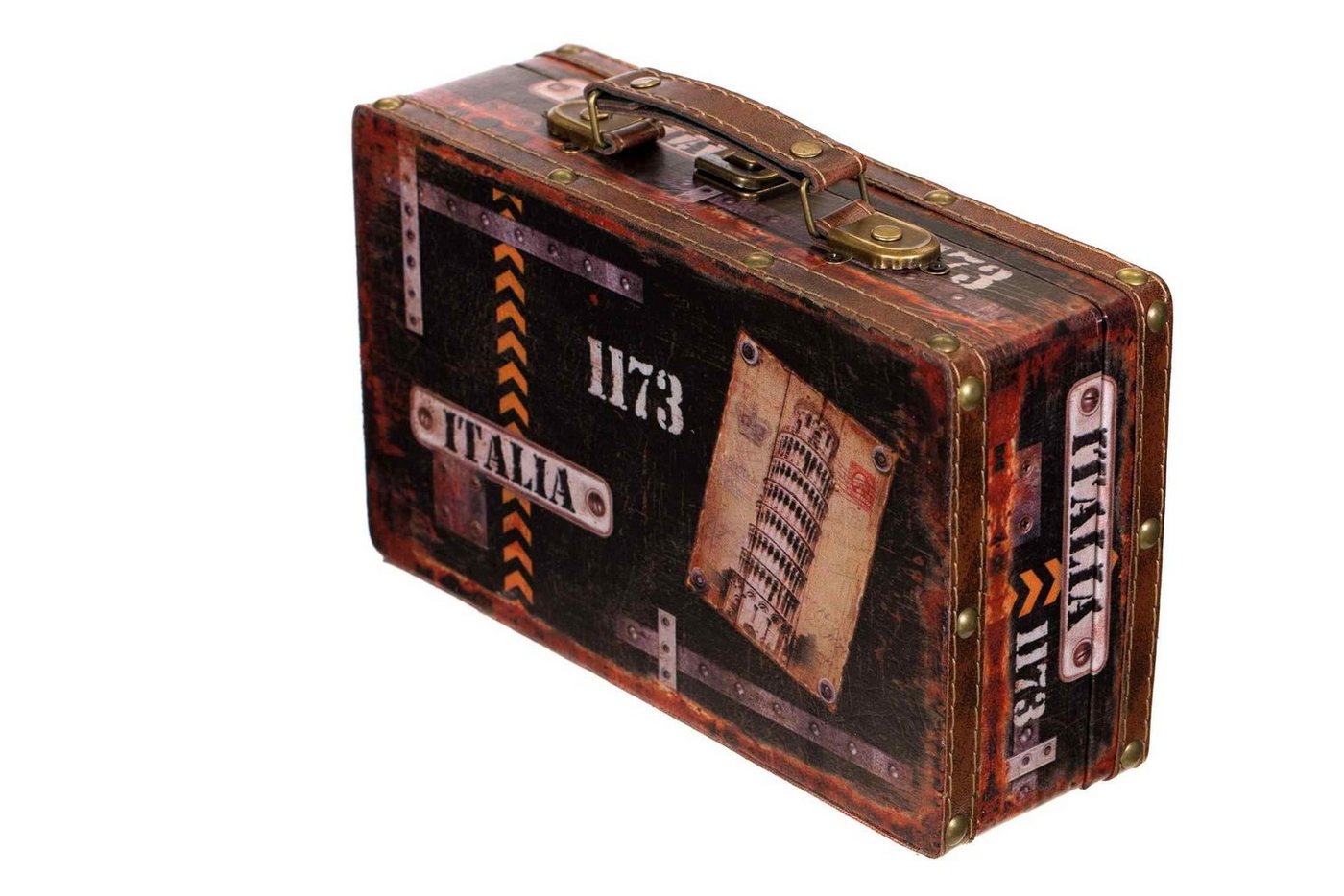 BIRENDY Dekoobjekt Truhe Kiste SJ15369 Koffer Kofferset Holztruhe Vintage Schatzkiste Geschenkbox von BIRENDY