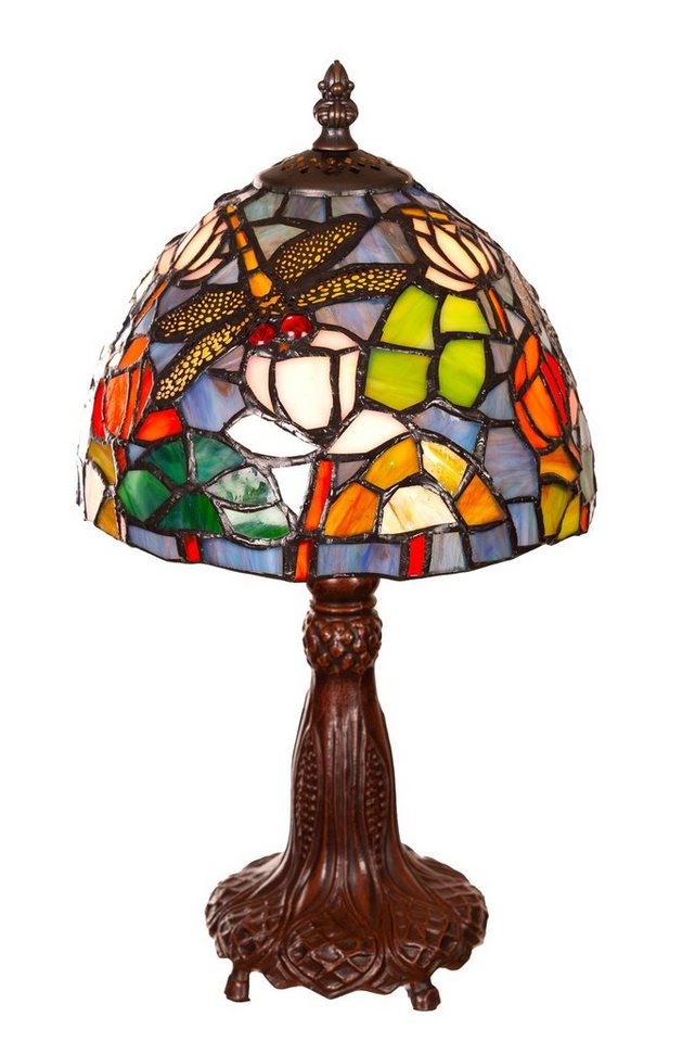 BIRENDY Stehlampe Birendy Tischlampe Tiffany Style Libellen Tiff146 Motiv Lampe von BIRENDY